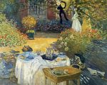 Monet ladies at tea paint by numbers