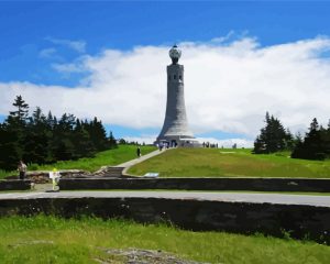 Mt. Greylock in Massachusetts paint by numbers