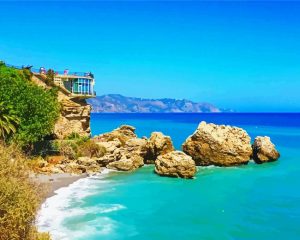 Nerja Balcon Nerja Spain Paint by numbers