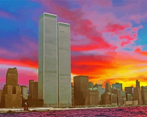 New York Towers 911 paint by number