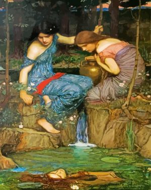 John William Waterhouse head of Orpheus Paint By Numbers