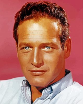 Paul Newman paint by numbers