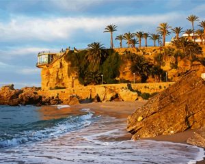Plaza Balcón De Europa Nerja paint by numbers