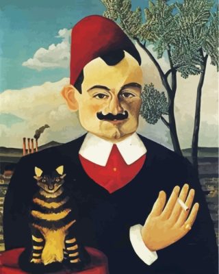 Portrait Of Pierre Loti paint by numbers