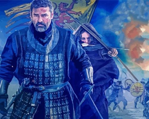 Robert the Bruce poster paint by numbers
