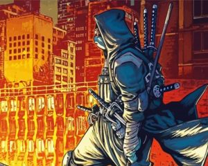 Ronin Ninja Turtles paint by number