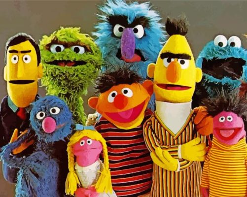 Sesame Street paint by numbers