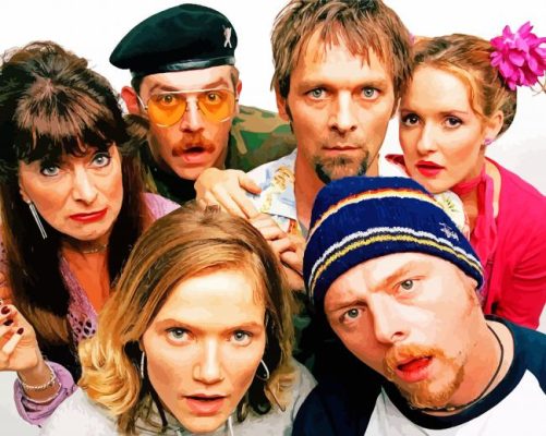 Spaced paint by numbers