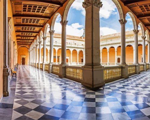 Spain Alcazar Of Toledo Paint by numbers