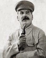 Black And White Stalin paint by numbers