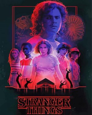 Stranger Things Illustration paint by numbers