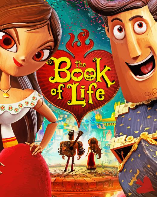 The Book Of Life Animation paint by numbers