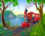 The Disney Train paint by numbers