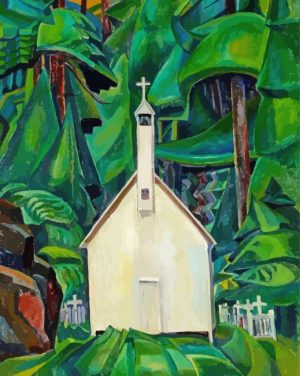 The Indian Church by Emily carr paint by numbers