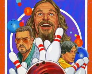 The Big Lebowski Movie Paint by numbers