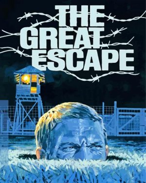The great escape movie poster paint by number
