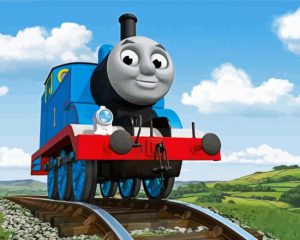 Thomas Railway paint by numbers