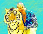 Tiger King art paint by numbers