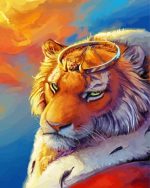 Tiger King art paint by numbers