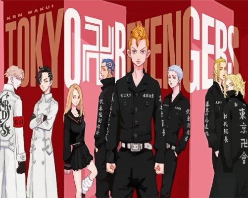 Tokyo Revengers Anime Manga paint by numbers