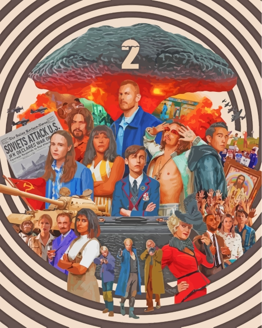 Umbrella Academy Cast Paint by numbers