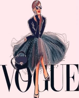 Vogue Magazine paint by number