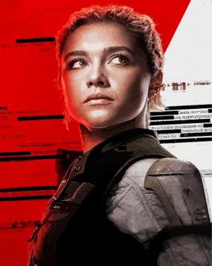 Yelena Belova Character paint by numbers