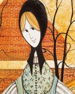 Young Amish Woman paint by numbers