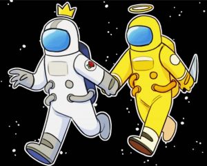 Aesthetic Among Us paint by numbers