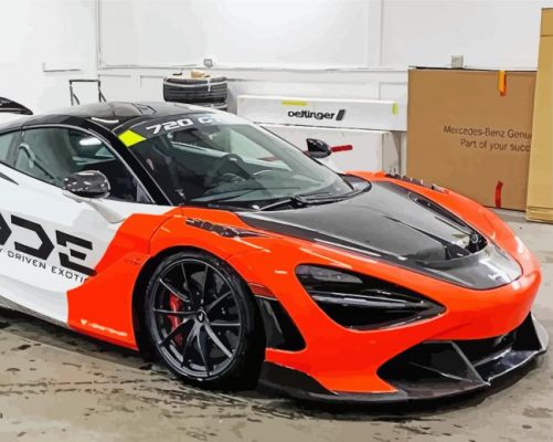 Aesthetic DDE 720 GTR paint by numbers