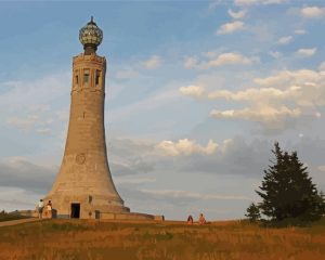 Aesthetic Massachusetts Landscape paint by numbers