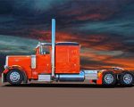 Aesthetil Peterbilt Semi paint by numbers