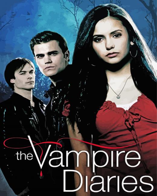 Aesthetic The Vampire Diaries Paint by numbers