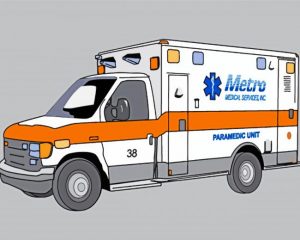 Aesthetic Ambulance Paint by numbers