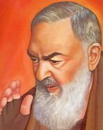 Aesthetic Saint Padre Pio paint by numbers