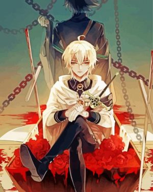 Aesthetic Seraph of The End paint by numbers
