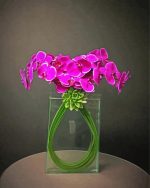 Beautiful Purple Flowers Paint by numbers