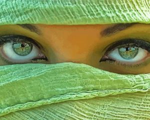 Pretty Arab Lady paint by numbers