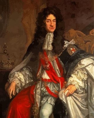 Charles II paint by numbers