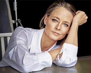 Cool Jodie Foster Paint by numbers