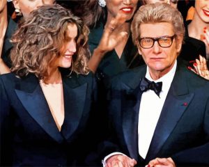 Cool Yves Saint Laurent paint by numbers