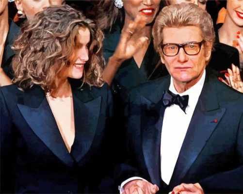 Cool Yves Saint Laurent paint by numbers