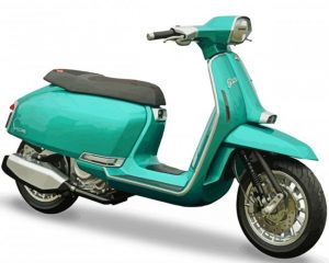 Cool Lambretta paint by numbers