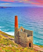 Cornwall Beach paint by numbers