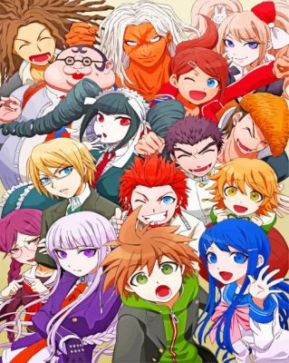 Danganronpa The Animation Paint by numbers