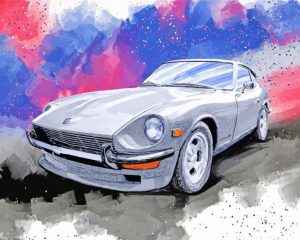 datsun fairlady art paint by number
