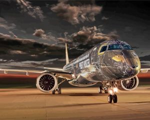 e190 aircraft paint by numbers