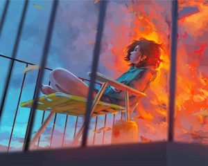 Everything Burning Around Me paint by numbers
