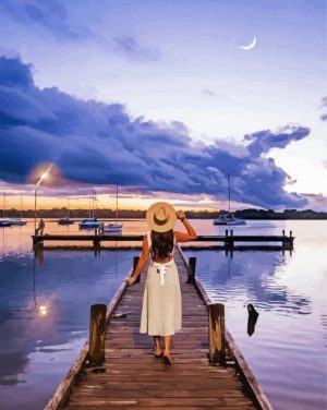 follow me to White rock paint by number