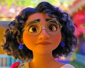 mirabel Encanto character paint by numbers